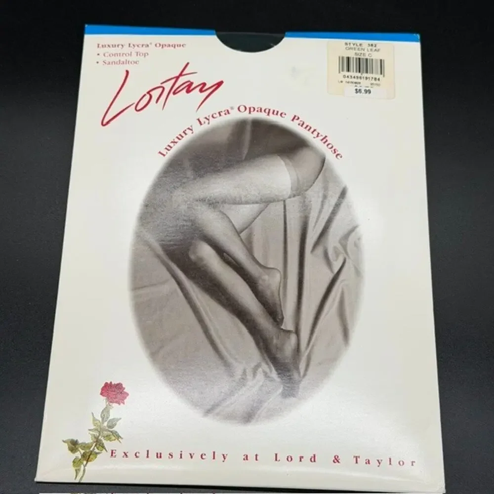 3 Pairs VTG Pantyhose ~ Just My Size, Berkshire In Control, Lortay ~ Plus Size